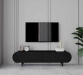 Comoda TV, Hanah Home, Regulus 140, 140x49x30 cm, MDF, Negru