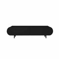 Comoda TV, Hanah Home, Regulus 140, 140x49x30 cm, MDF, Negru