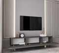 Comoda TV, Hanah Home, Regulus 180, 180x49x30 cm, MDF, Gri