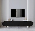 Comoda TV, Hanah Home, Regulus 180, 180x49x30 cm, MDF, Negru