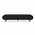 Comoda TV, Hanah Home, Regulus 180, 180x49x30 cm, MDF, Negru