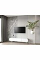 Comoda TV, Hanah Home, Regulus 200, 200x49x30 cm, MDF, Alb