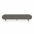 Comoda TV, Hanah Home, Regulus 200, 200x49x30 cm, MDF, Gri