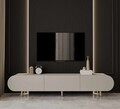 Comoda TV, Hanah Home, Regulus 200, 200x49x30 cm, MDF, Gresie