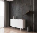 Consola, Hanah Home, Capella 120, 120x60x40 cm, MDF, Alb