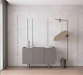 Consola, Hanah Home, Capella 120, 120x60x40 cm, MDF, Gri