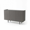 Consola, Hanah Home, Capella 120, 120x60x40 cm, MDF, Gri