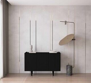 120x60x40 cm, Negru