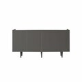 Consola, Hanah Home, Capella 160, 160x60x40 cm, MDF, Gri