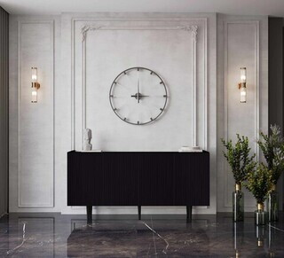 160x60x40 cm, Negru