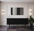 Consola, Hanah Home, Capella 180, 180x60x40 cm, MDF, Negru