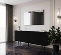 Consola, Hanah Home, Capella 180, 180x60x40 cm, MDF, Negru