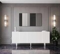 Consola, Hanah Home, Capella 200, 200x60x40 cm, MDF, Alb