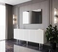 Consola, Hanah Home, Capella 200, 200x60x40 cm, MDF, Alb