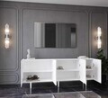 Consola, Hanah Home, Capella 200, 200x60x40 cm, MDF, Alb