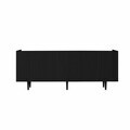 Consola, Hanah Home, Capella 200, 200x60x40 cm, MDF LAMINAT, Negru