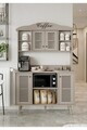 Dulap de bar pentru cafea, Hanah Home, Avior 120, 120x170x40 cm, MDF, Gresie