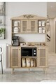 Dulap de bar pentru cafea, Hanah Home, Avior 120, 120x170x40 cm, MDF, Maro