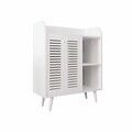 Dulap de bar pentru cafea, Hanah Home, Magnetar, 90x109x40 cm, MDF, Alb