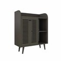 Dulap de bar pentru cafea, Hanah Home, Magnetar, 90x109x40 cm, MDF, Gri