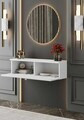 Bufet, Hanah Home, Mimosa 50, 50x26x22 cm, MDF, Alb