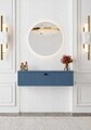 Bufet, Hanah Home, Mimosa 50, 50x26x22 cm, MDF, Albastru