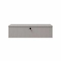 Bufet, Hanah Home, Mimosa 50, 50x26x22 cm, MDF LAMINAT, Gri deschis