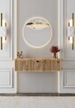 Bufet, Hanah Home, Mimosa 70, 70x26x22 cm, MDF LAMINAT, Maro