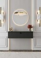 Bufet, Hanah Home, Mimosa 90, 90x26x22 cm, MDF, Gri
