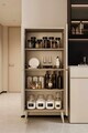 Dulap pentru bucatarie, Hanah Home, Capella, 69x158x32 cm, MDF, Gresie