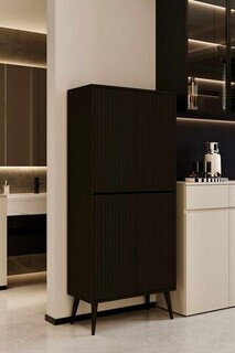 69x158x32 cm, Negru
