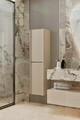 Dulap de baie, Hanah Home, Capella, 34x138x32 cm, MDF, Gresie