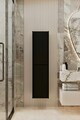 Dulap de baie, Hanah Home, Capella, 34x138x32 cm, MDF, Negru
