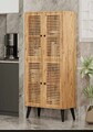 Dulap multifunctional, Hanah Home, Deneb, 70x160x33 cm, MDF, Maro