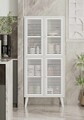 Dulap multifunctional, Hanah Home, Deneb, 70x160x33 cm, MDF, Alb