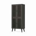 Dulap multifunctional, Hanah Home, Deneb, 70x160x33 cm, MDF, Gri