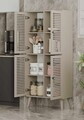 Dulap multifunctional, Hanah Home, Deneb, 70x160x33 cm, MDF, Gresie