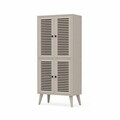Dulap multifunctional, Hanah Home, Deneb, 70x160x33 cm, MDF, Gresie