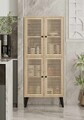 Dulap multifunctional, Hanah Home, Deneb, 70x160x33 cm, MDF, Maro
