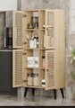 Dulap multifunctional, Hanah Home, Deneb, 70x160x33 cm, MDF, Maro