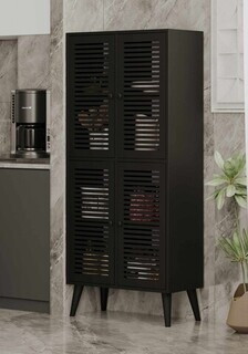 70x160x33 cm, Negru