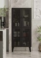 Dulap multifunctional, Hanah Home, Deneb, 70x160x33 cm, MDF, Negru