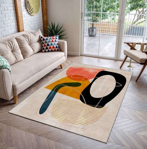 Covor, Shml1, 120x180 cm, Poliester, Multicolor