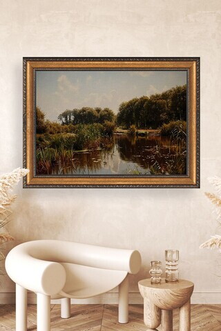 Tablou decorativ, ATCRCVCNVSMDL62, ȚESĂTURĂ DIN POLIESTIREN/PÂNZĂ POLIESTER, 50 x 70 cm, Multicolor