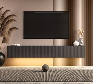 180x28.6x31.4 cm, Antracit