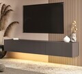Comoda TV, Hanah Home, Ada, 180x28.6x31.4 cm, PAL, Antracit
