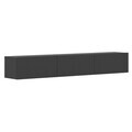 Comoda TV, Hanah Home, Ada, 180x28.6x31.4 cm, PAL, Antracit