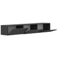 Comoda TV, Hanah Home, Ada, 180x28.6x31.4 cm, PAL, Antracit