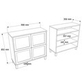 Pantofar, Hanah Home, Dune, 90x85.2x35 cm, PAL, Stejar