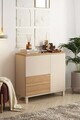Dulap multifunctional, Hanah Home, Mood, 87.2x82.4x35 cm, PAL, Nisip / Stejar